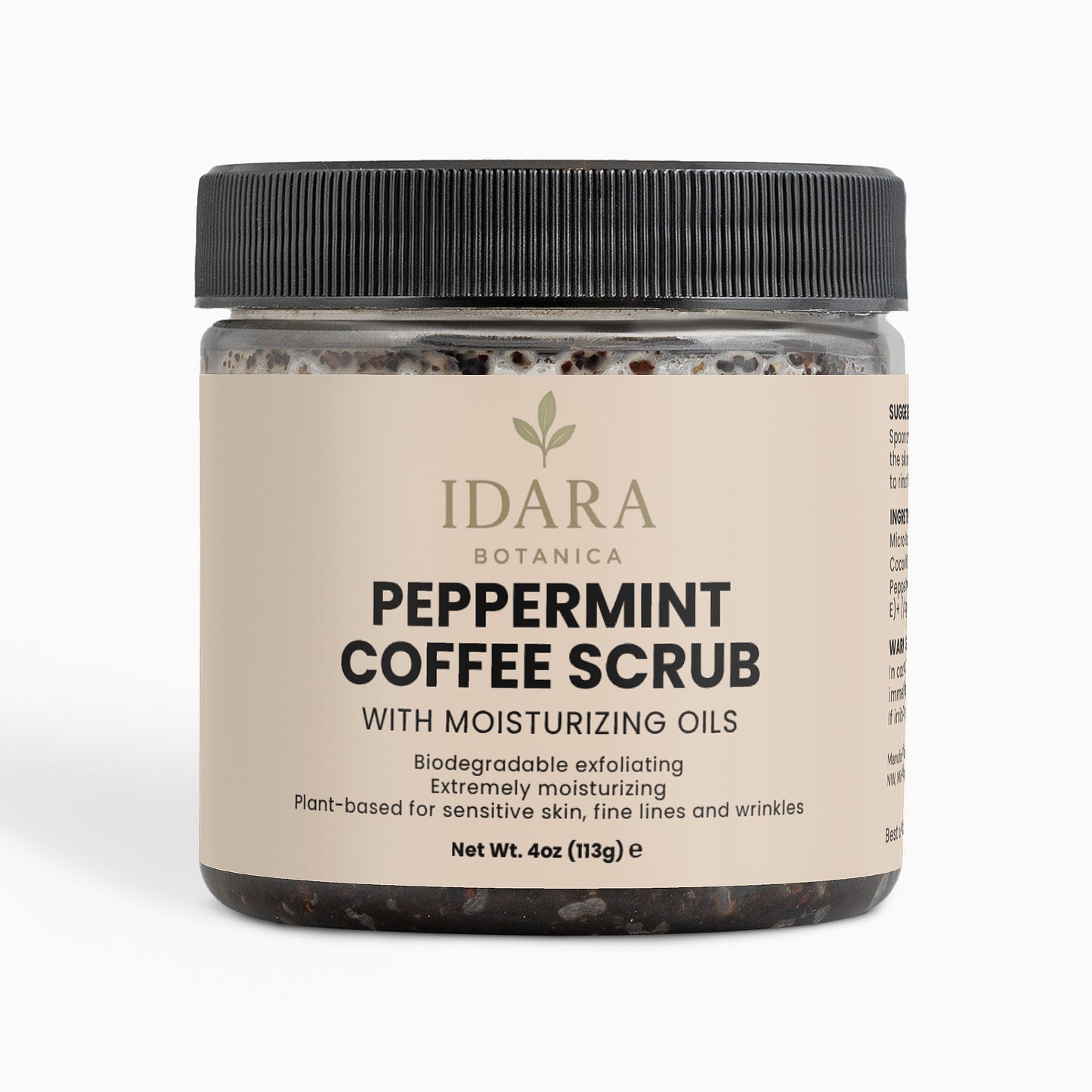 Peppermint Coffee Scrub