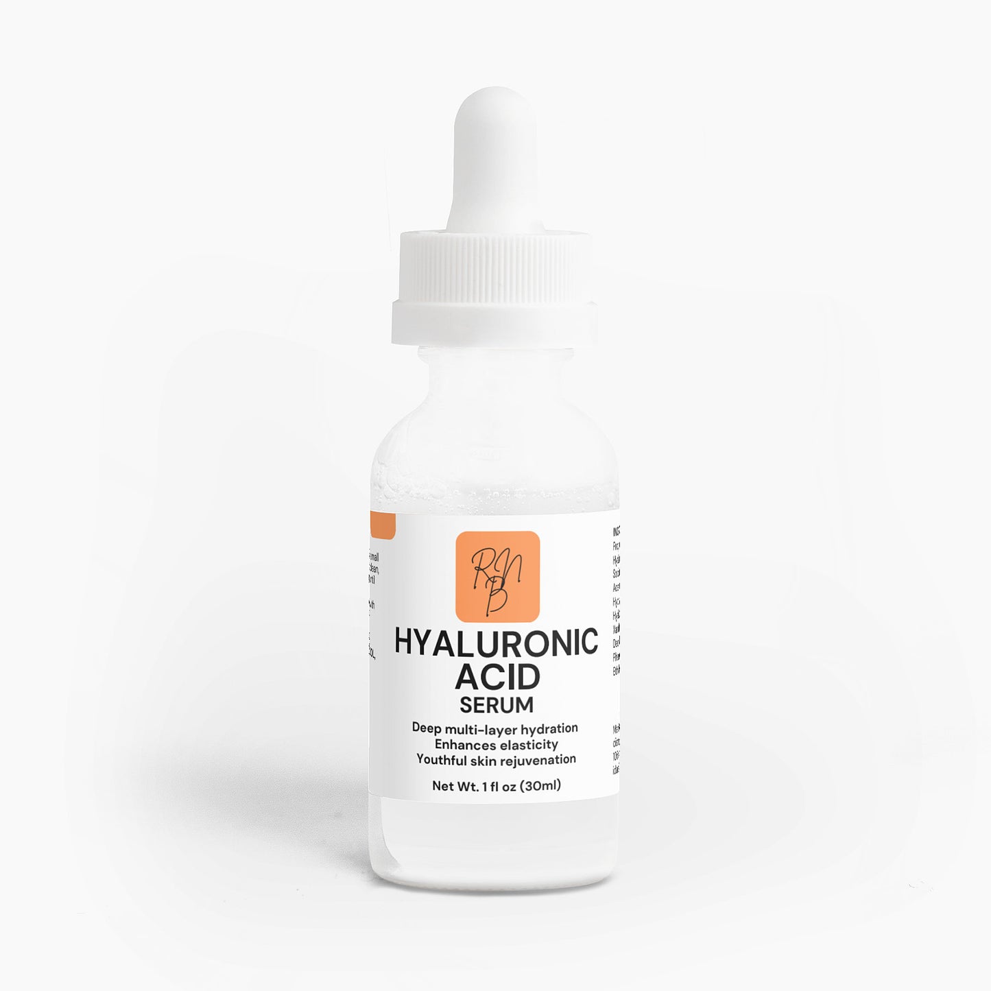 Hyaluronic Acid Serum Enhances Moisture Retention and Elasticity