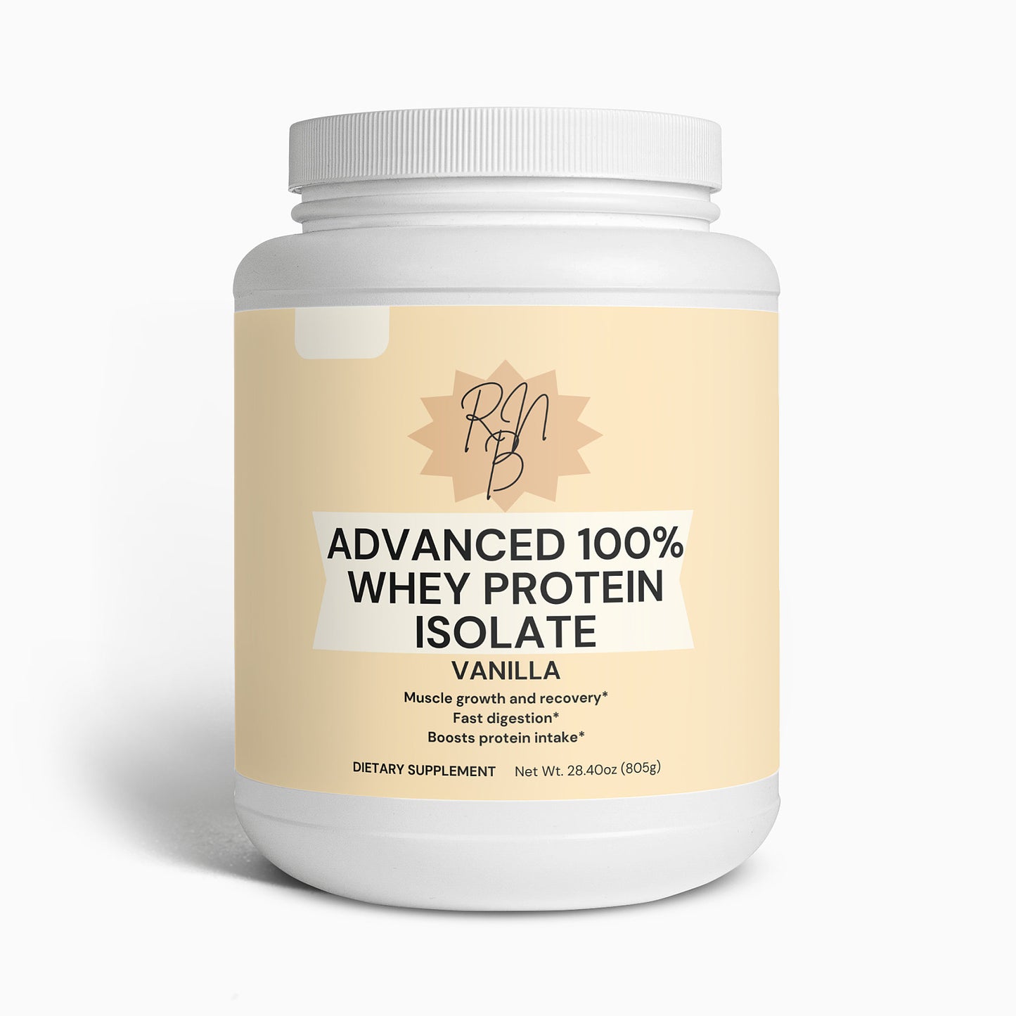 Advanced 100% Whey Protein Isolate (Vanilla) Muscle Repair and Growth