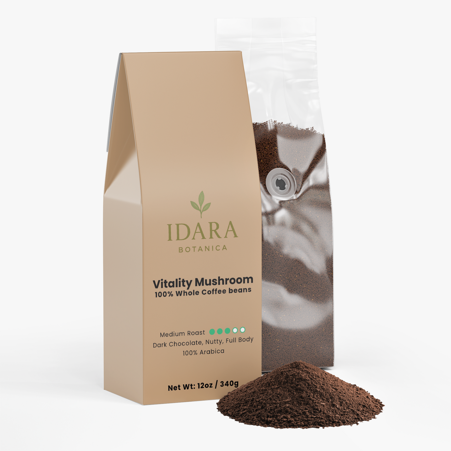 Vitality Mushroom Coffee (Medium Roast)