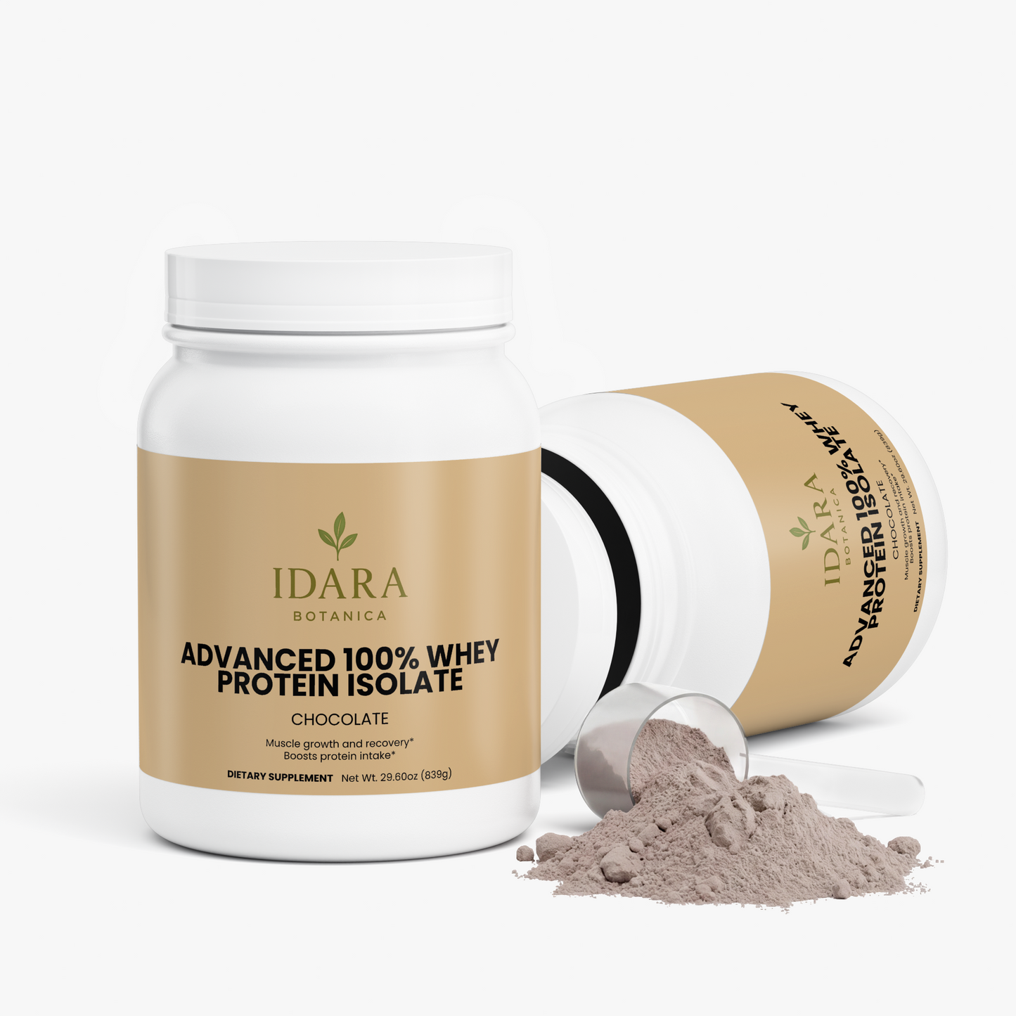 Advanced 100% Whey Protein Isolate (Chocolate) for Muscle growth and Recovery