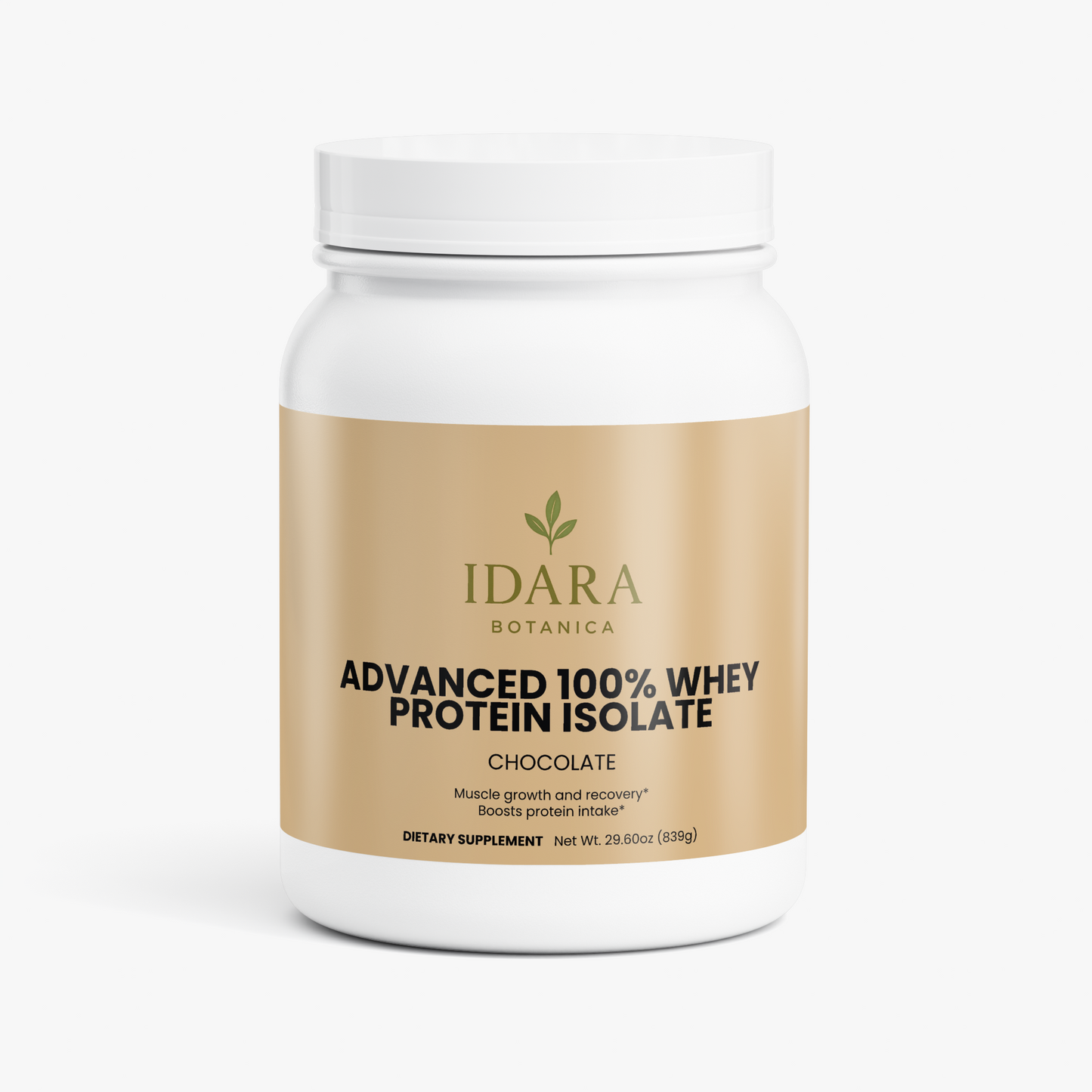 Advanced 100% Whey Protein Isolate (Chocolate) for Muscle growth and Recovery